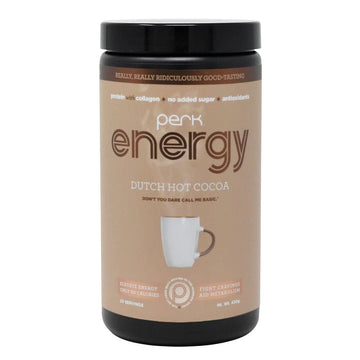 FlavorActive Labs Energy Original Dutch Hot Cocoa - 20 Servings, 1.8 Ounce Pack