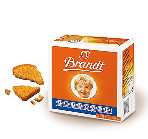 Brandt Der Markenzwieback ( Rusk Bread ) - 225 G