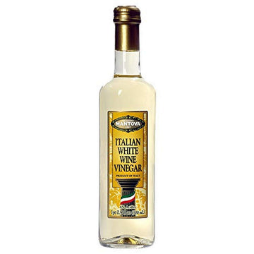 Mantova Italian White Wine Vinegar, 17 Fl Oz (Pack of 2)