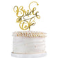 Qertesl Bride To Be Cake Topper - With Glitter Ring Bridal Shower Cake Pick Decorations,Wedding Engagement Theme,For Wedding Sho