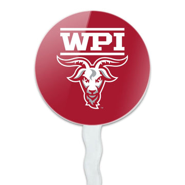 Worcester Poly Primary Logo Cupcake Picks Toppers Decoration Set Of 6