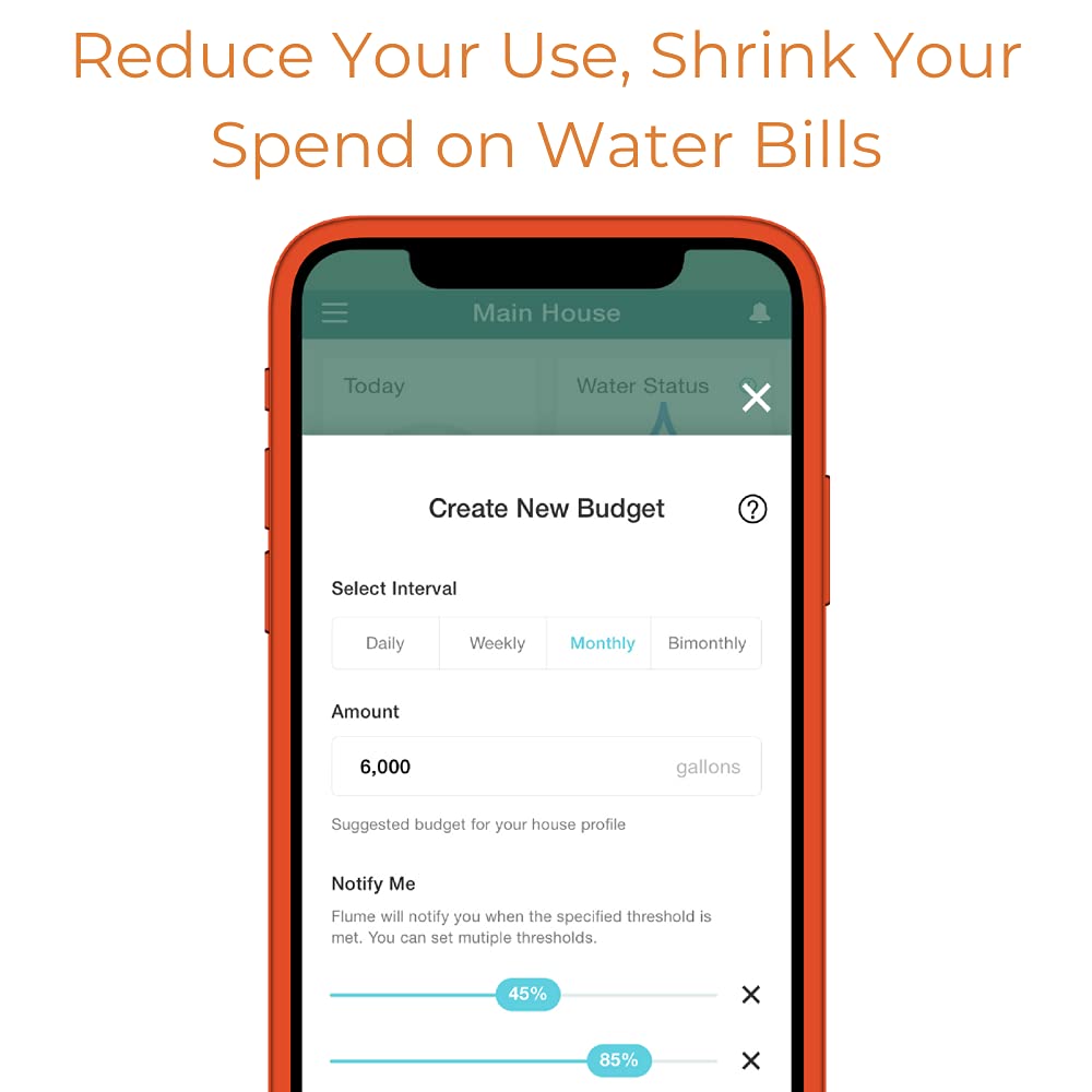 Flume 2 Smart Home Water Monitor & Water Leak Detector: Detect Water Leaks Before They Cause Damage. Monitor Your Water Use To R