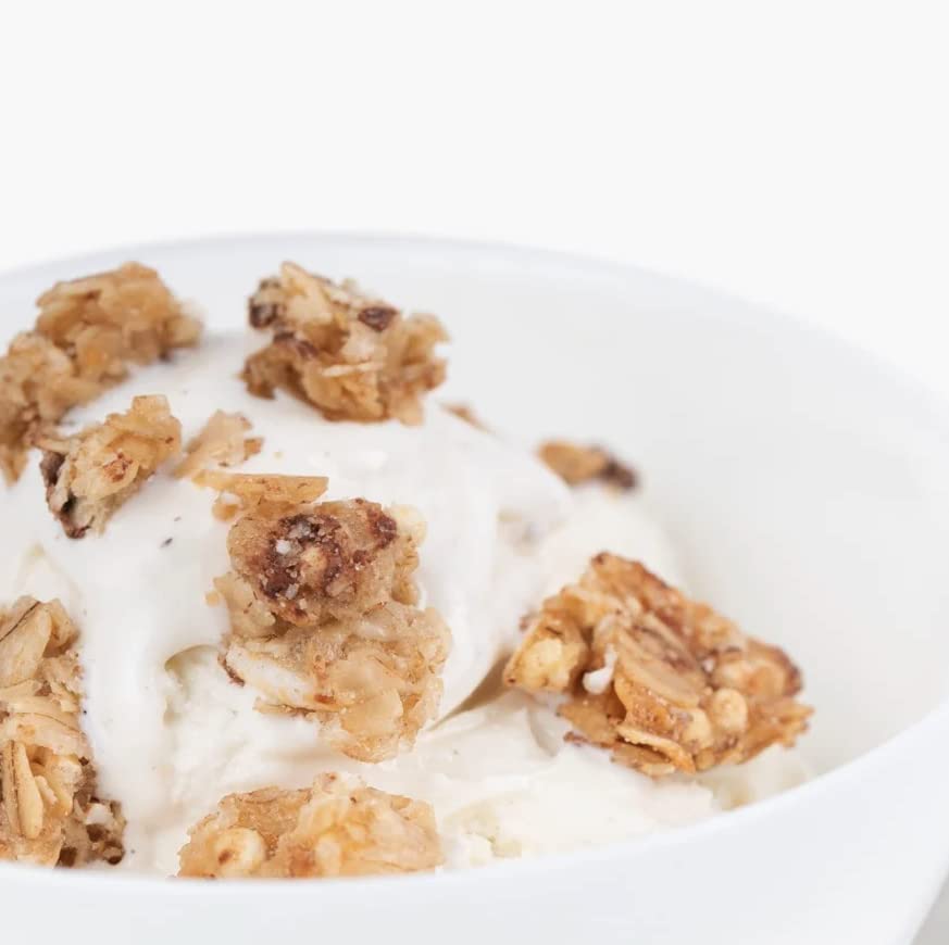 Safe + Fair Chocolate Chip Cookie Dough Granola - Gluten-Free, Dairy Free and Vegan Breakfast, Snack or Dessert - Free From Top