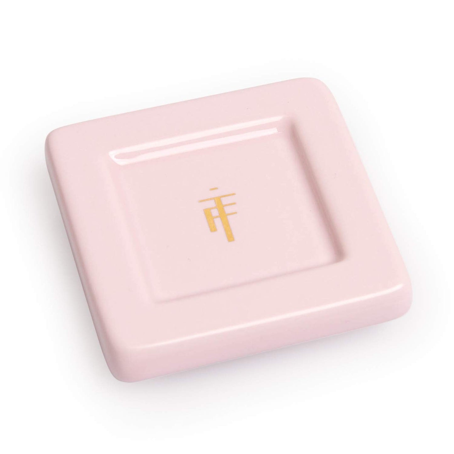 Tea Forte Jardin 3-Piece Tea Gift Set With Pink Cafe Cup With Lid, Tea Tray And 10 Assorted 2 Of Each Variety Organic Handcrafted Pyramid Infuser Tea Bags