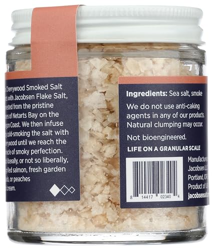 Jacobsen Salt Co. Smoked Sea Salt - Cherrywood, 2.39 oz (68 grams)