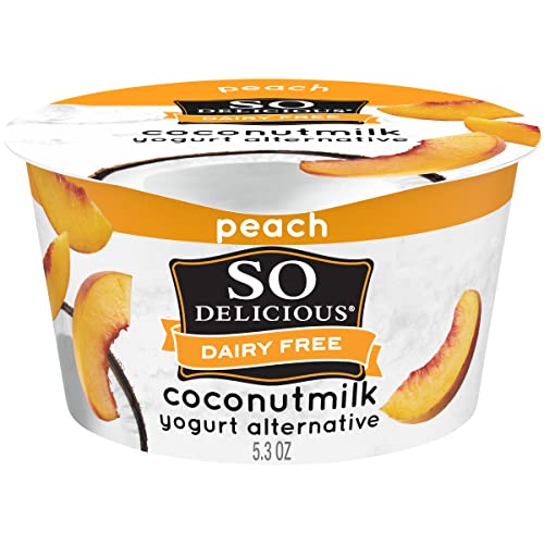So Delicious, Peach Coconut Milk Yogurt, 5.3 Ounce