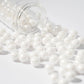 NIPEOR White Pearl Sprinkles,Edible Pearl Sprinkles 4.6oz/130gEdible Sprinkle Topping Sprinkles, Round Sprinkles for Cake Decora