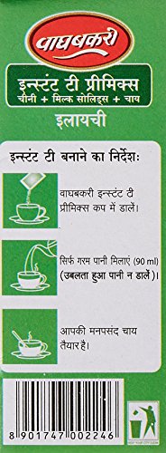 Wagh Bakri Elaichi Instant Chai Tea Premix Powder, 140 Gm