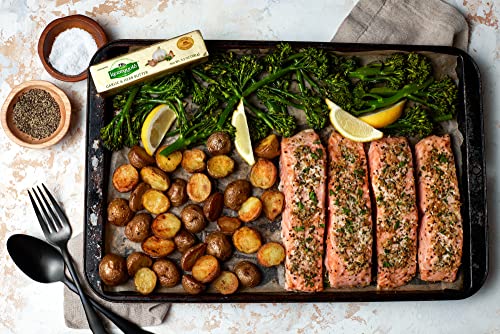 kerrygold Imported Garlic and Herbed Butter AllNatural Butter Made with Milk from GrassFed Cows, Sweet, 3.5 Ounce