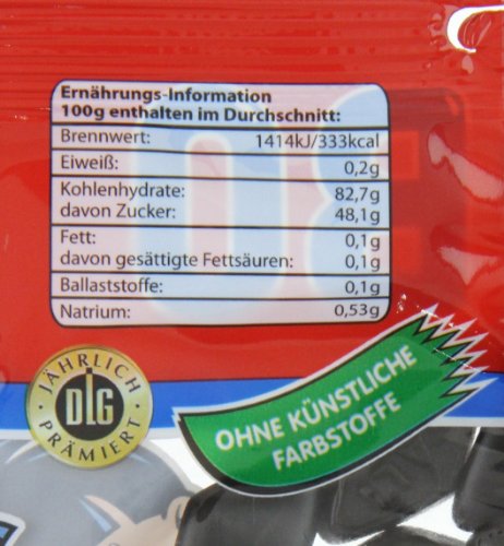 German Haribo Salino Gums With Ammonium Chloride - 1 X 200 G