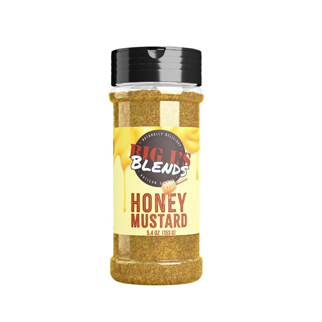 Honey Mustard Seasoning Bbq Rub | Sweet Savory & Zesty Blend | Delicious On Chicken, Pork, Salmon, Ribs, Brisket | Meat Dry Rub
