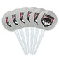 Western Oregon University Secondary Logo Cupcake Picks Toppers Decoration Set of 6