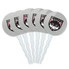 Western Oregon University Secondary Logo Cupcake Picks Toppers Decoration Set of 6