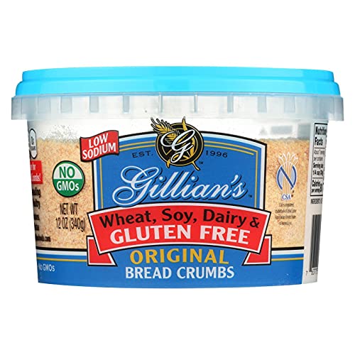GillianS Food, Wheat Free Gluten Free Bread Crumbs, Pack of 12, Size - 12 OZ, Quantity - 1 Case12