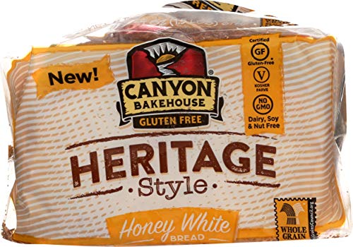 Canyon Bakehouse Heritage Honey White Bread, Gluten-Free , 24 oz (Frozen)