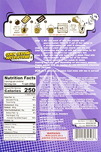 J-Basket Taro Tea Boba Kit, 10 Ounce