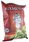 Karuhun Keripik Singkong (Cassava Chips) Level SP - Very Hot, 130 Gram (Pack of 3)