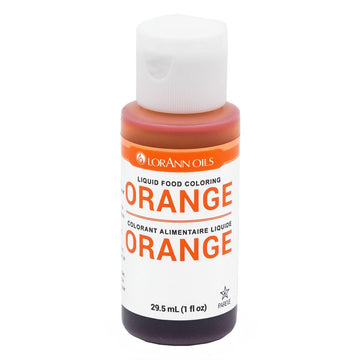 Lorann Orange Liquid Food Color, 1 Ounce Squeeze Bottle