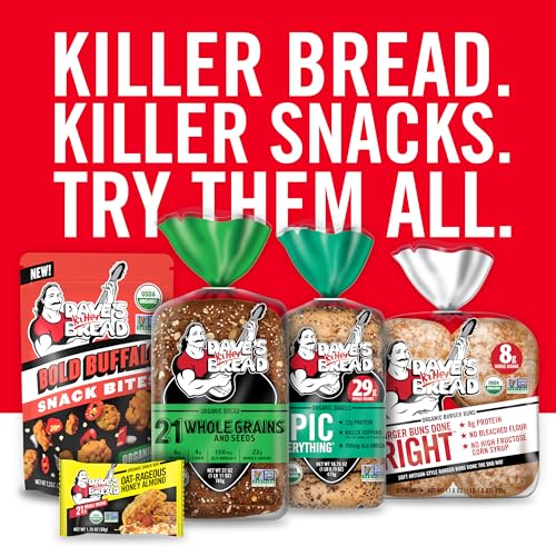 Daves Killer Bread White Bread Done Right, Artisan-Style Organic White Bread, 24 oz Loaf