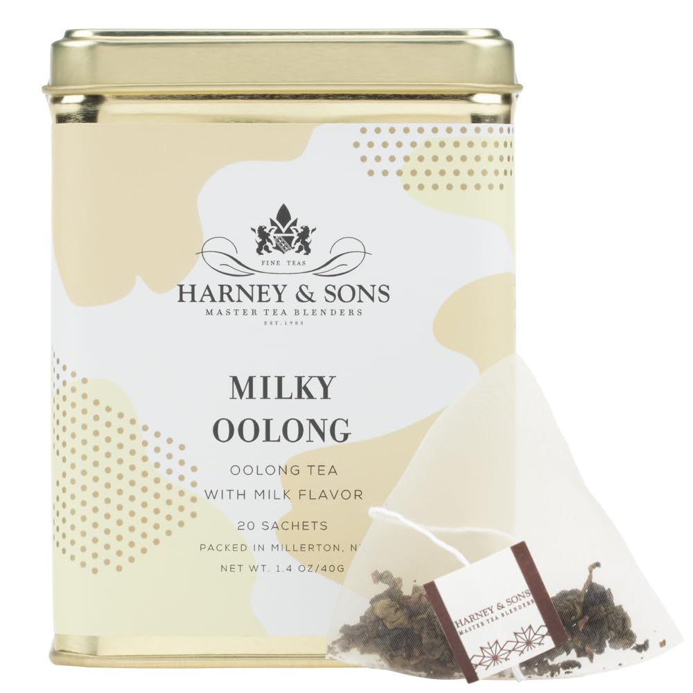 Harney & Sons Milky Oolong Tea, Tin of 20 Sachets