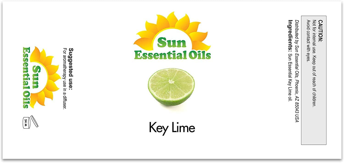 Sun Essential Oils 16Oz - Key Lime Essential Oil - 16 Fluid Ounces