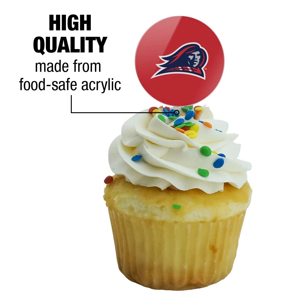 New Jersey Institute Of Technology Secondary Logo Cupcake Picks Toppers Decoration Set Of 6