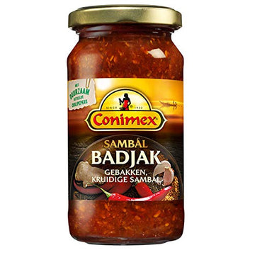 conimex Sambal Badjak 2 jar pack 6oz170g each