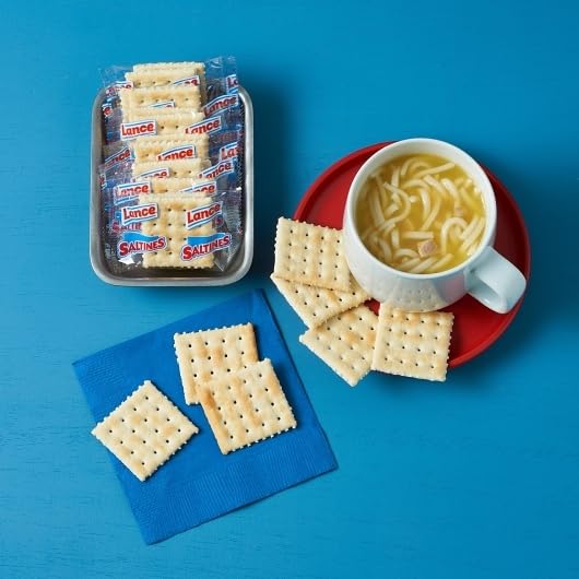 Saltine ers  100 Pack Individually Wrapped er  Single Serve  Low Sodium  The Hampton Popcorn & Candy Company