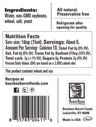 spirit-inspired flavor Barrel Foods Bluegrass Soy Sauce - 100 ml - 3.38 Fl Oz - Flavorful Soy Sauce for Cooking and Dipping