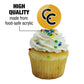 Colorado College Secondary Logo Cupcake Picks Toppers Decoration Set Of 6