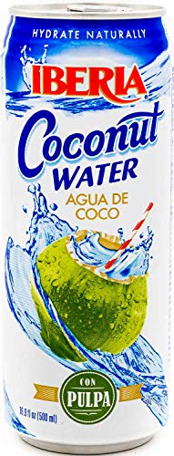 Iberia Coconut Water With Pulp 16.9 Fl Oz (Pack Of 24)