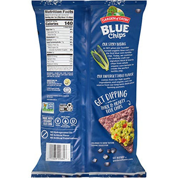 Garden Of Eatin' Tortilla Chips, Sea Salt, Blue Corn, 5.5 Oz (Pack Of 12)