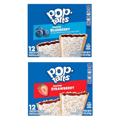 Pop-Tarts Toaster Pastries, Breakfast Foods, Kids Snacks, Value Pack, Variety Pack (60 Pop-Tarts)