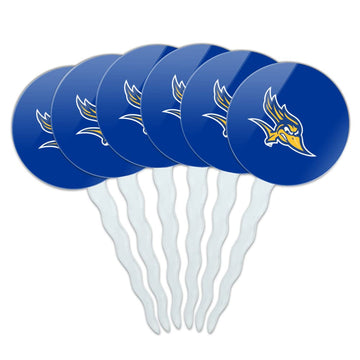 GRAPHICS & MORE California State University Bakersfield Primary Logo Cupcake Picks Toppers Decoration Set of 6