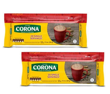 Generic Corona - Cinnamon & Cloves Chocolate Bars - Resealable - 17.6 Ounce (Pack of 2)