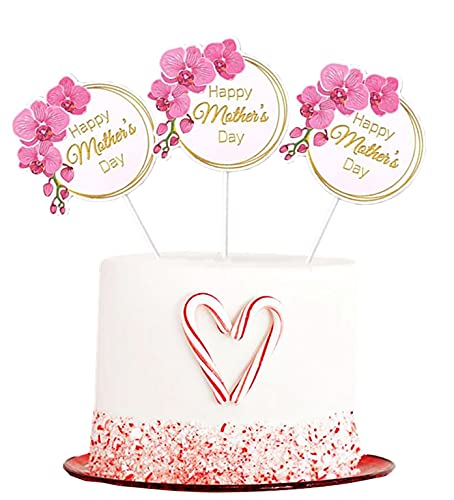 15 Pcs Happy Mother'S Day Cake Topper Mom Letter Cake Topper Pink, Decorative Party Cake Decoration For Mother'S Day