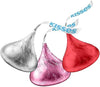 Hershykisses, Assorted Colors - Silver, Pink, Red Valentine 2 Pounds