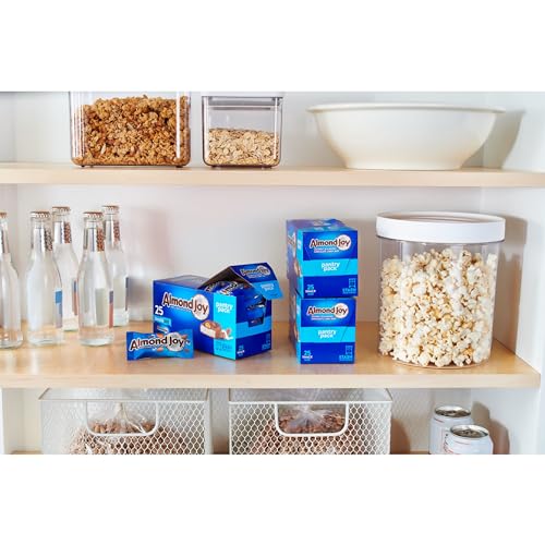 ALMOND JOY Coconut and Almond Chocolate Snack Size  Candy Pantry Pack  15 oz (25 Pieces)
