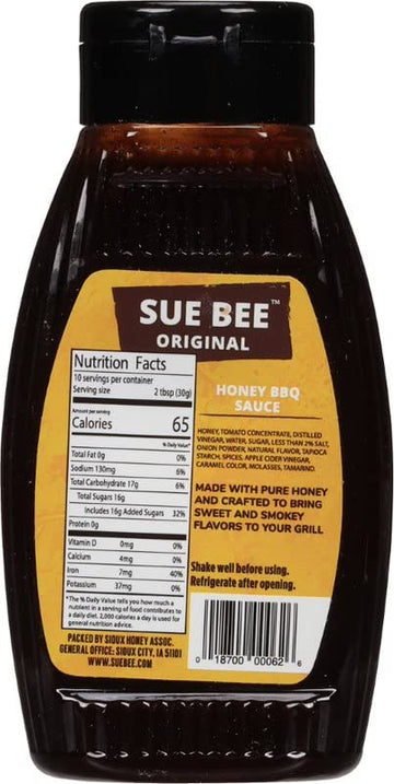 Sue Bee Original Style Barbecue Sauce, Honey BBQ, 14 Ounce (Pack of 1)