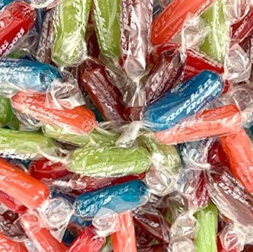 Rockin Rods Fruit Flavored Mix Hard Candy, Grape, Blue Raspberry, Apple, Cherry, And Watermelon, 2 Pound