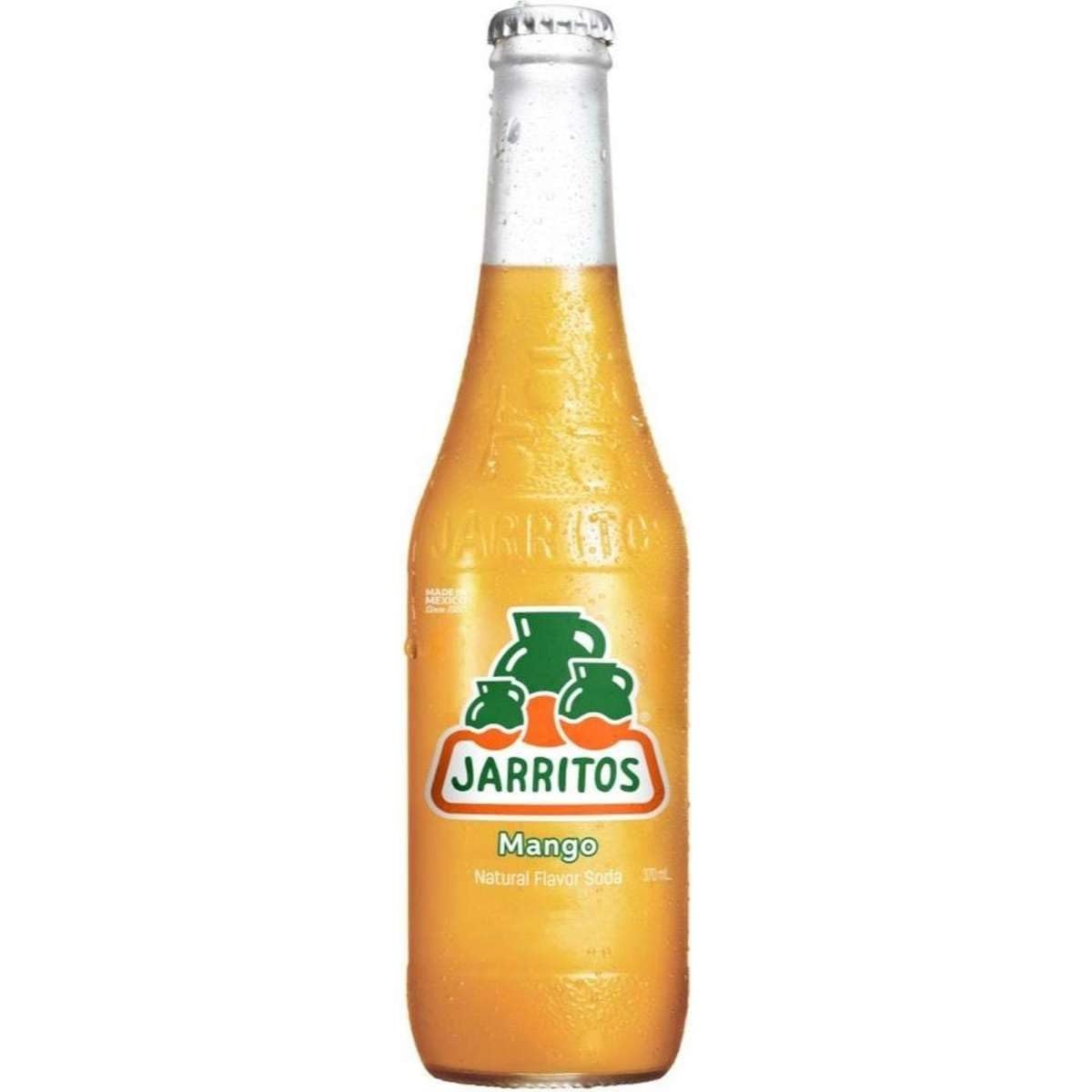 Jarritos Mango Soda, 12.5 Fl Oz, Model FEFM317, Refreshing Flavored Beverage