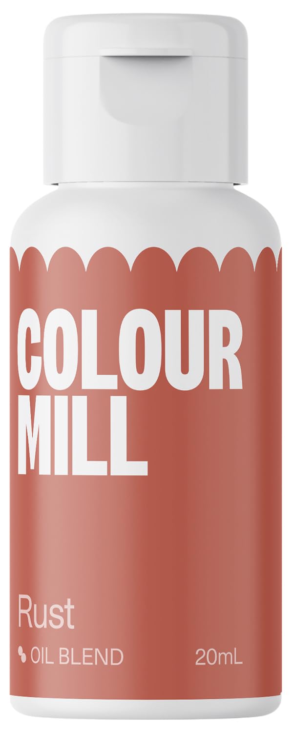 Colour Mill Oil-Based Food Coloring, 20 Milliliters Rust