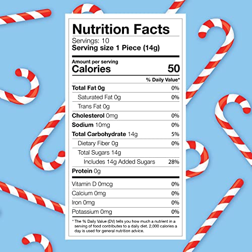 Bob'S Sweet Stripes Soft Mint Candy Peppermint Stir Sticks, Christmas Candy Dish Holiday Classic, 5 Oz Box, 10Ct
