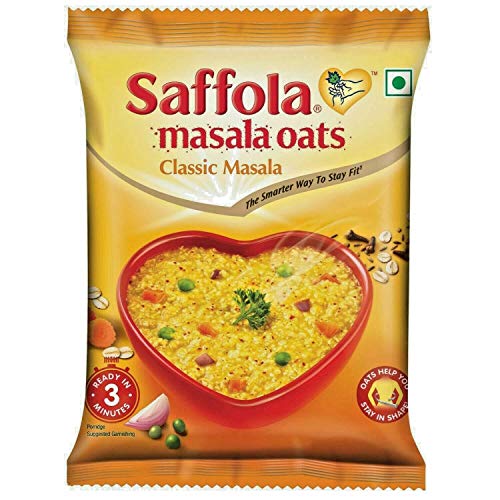 Saffola Masala Oats, Classic Masala, 40G (Pack Of 6)
