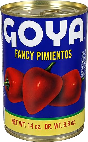 Goya Foods Fancy Red Pimientos, 14 Ounce (Pack Of 24)