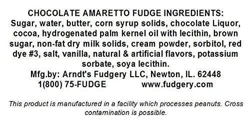 Home Made Amaretto Chocolate Fudge - 1.5 Lb Box