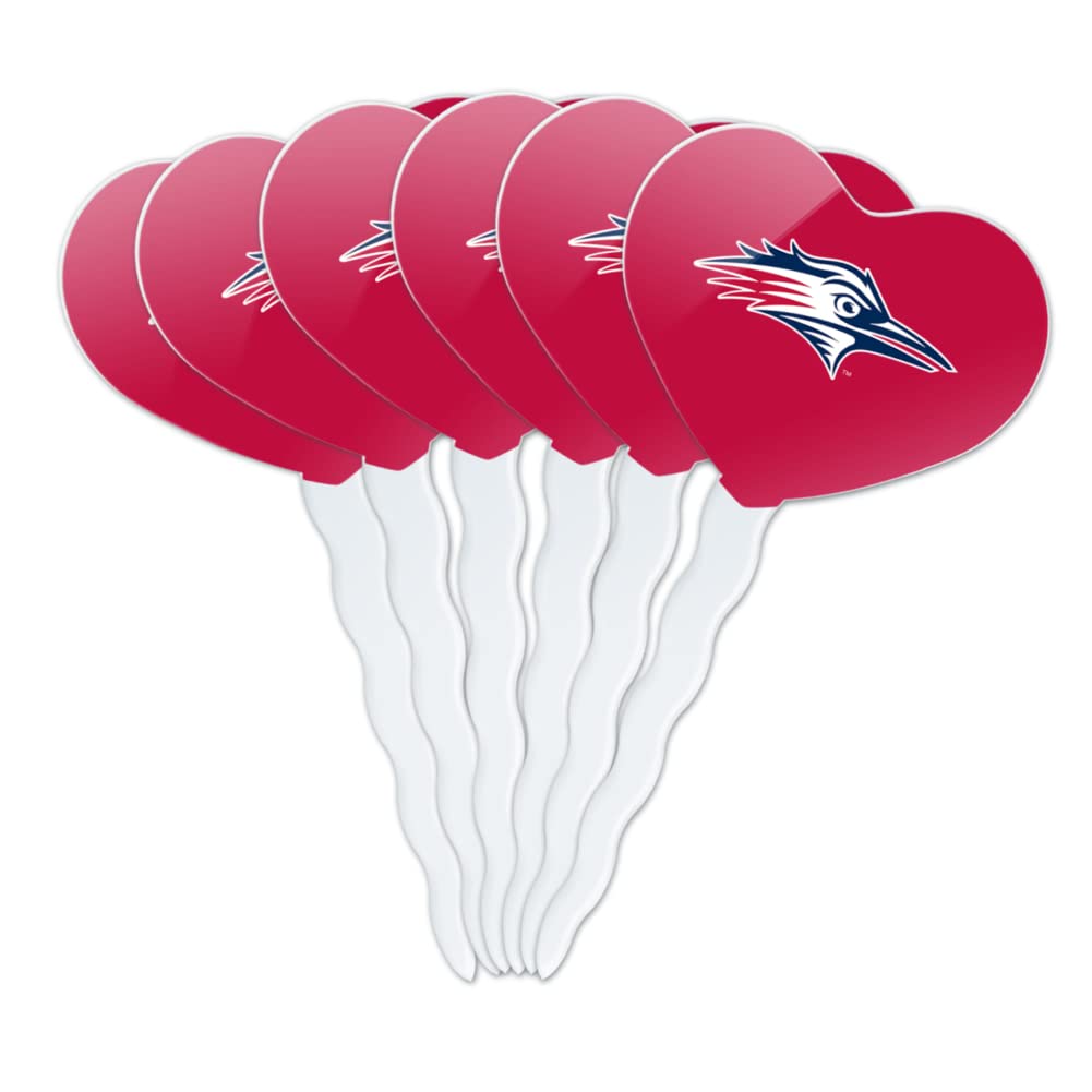 GRAPHICS & MORE Cupcake Picks Set of 6, Acrylic, Heart Design, One Size, Metro State University of Denver