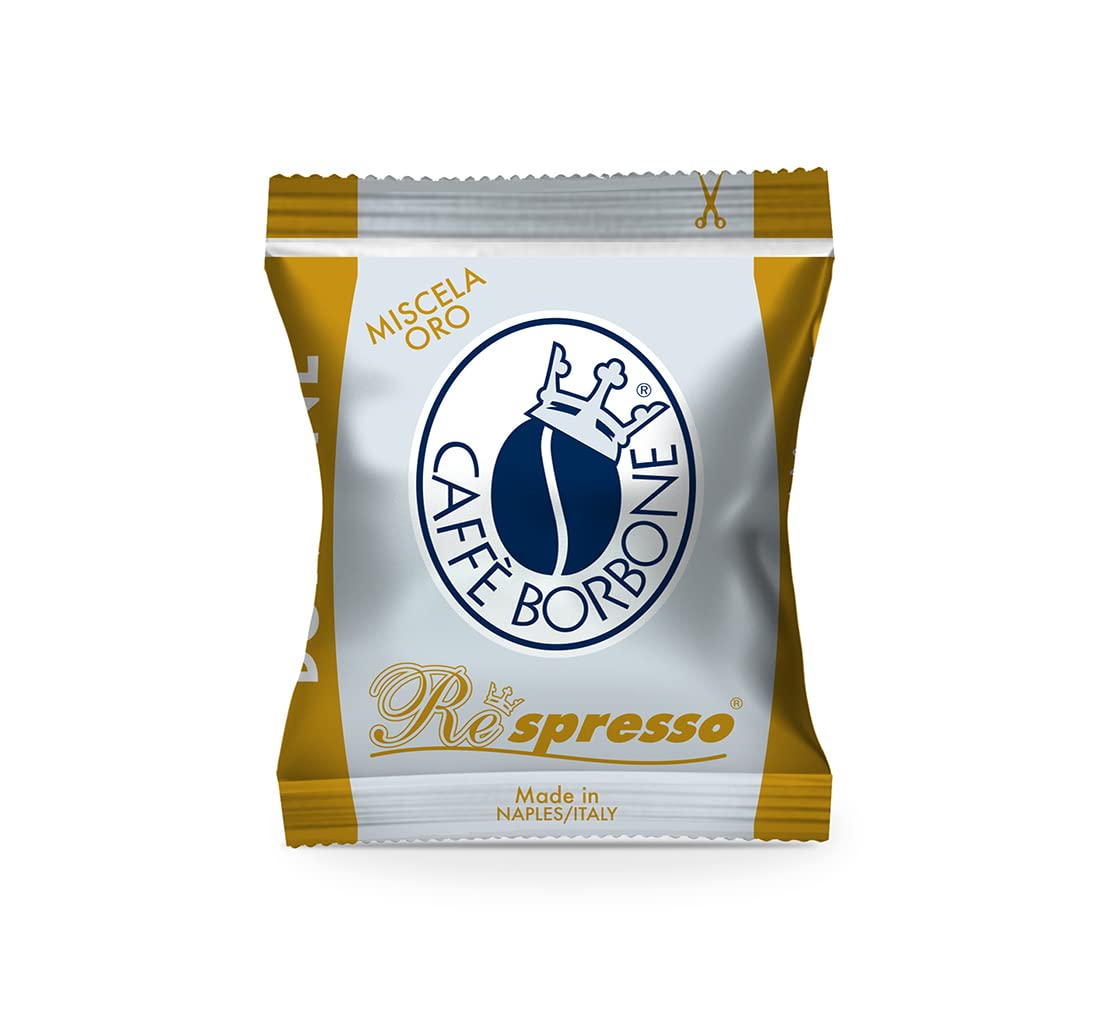 Caffè Borbone Espresso Pods, Compatible with Nespresso, 50 Count, Gold Beld Sweet and Refined, Freshly Packaged in Italy