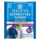 Hyleys Butterfly Pea Flower Tea - Blue Tea With Natural Blueberry Flavor - 25 Tea Bags - Green Tea, Chamomile, Cinnamon, Lemongr