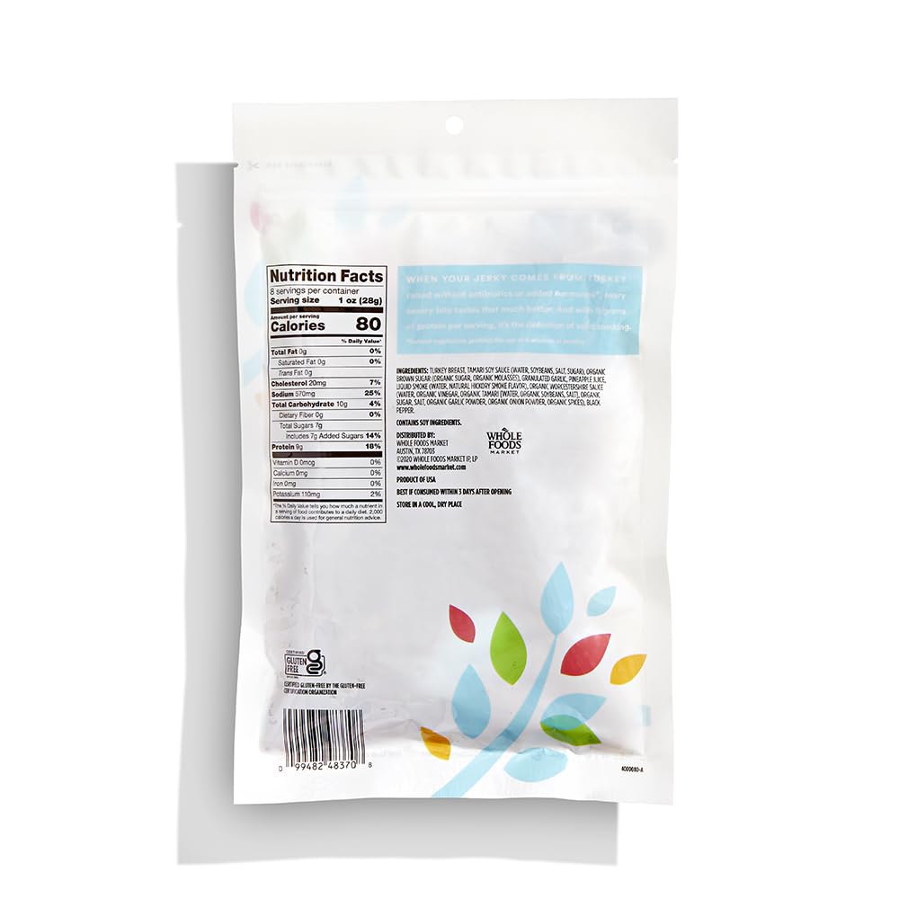 365 By Whole Foods Market, Original Turkey Jerky, 8 Ounce